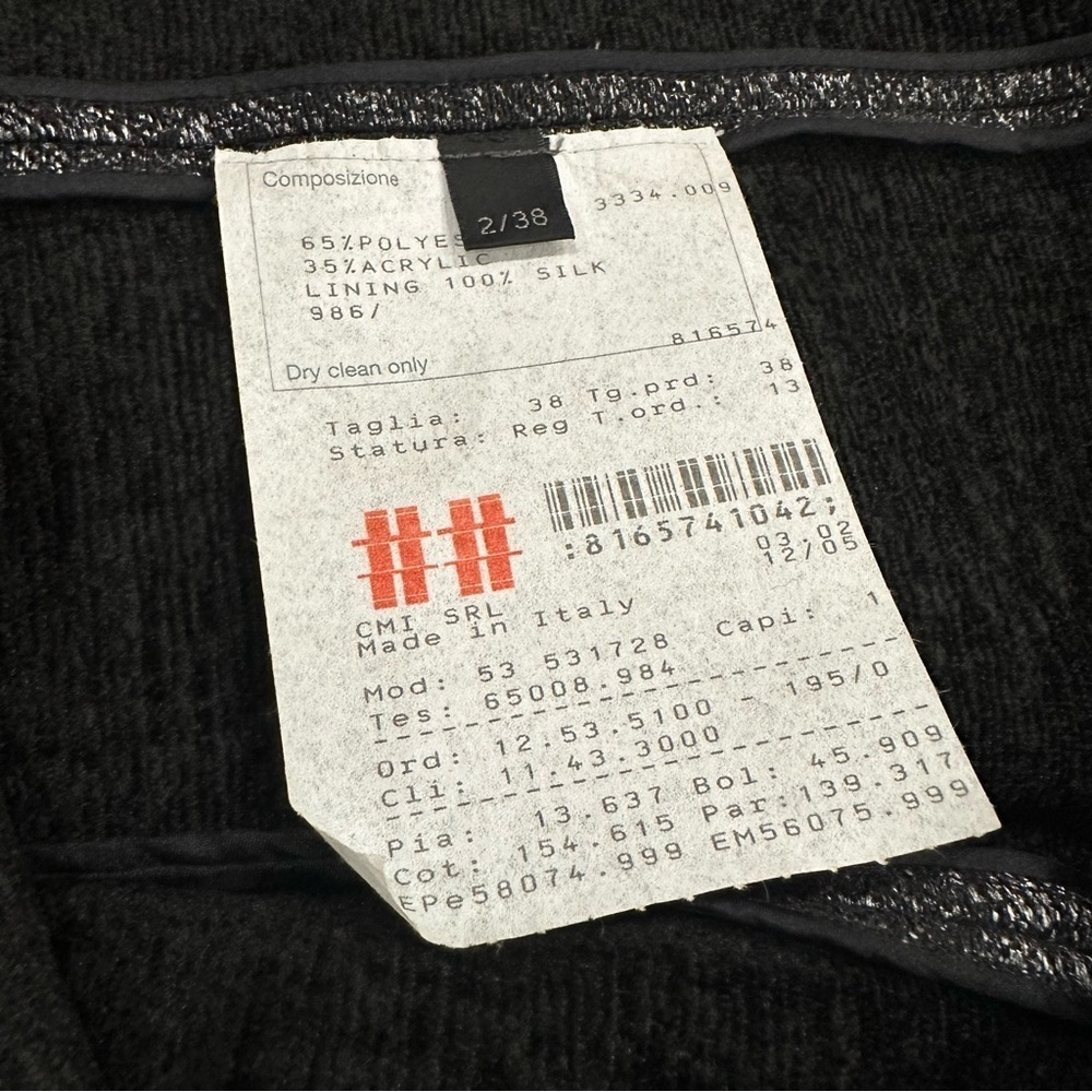 Calvin Klein Collection Tweed Pencil skirt made in Italy - Picture 6 of 9